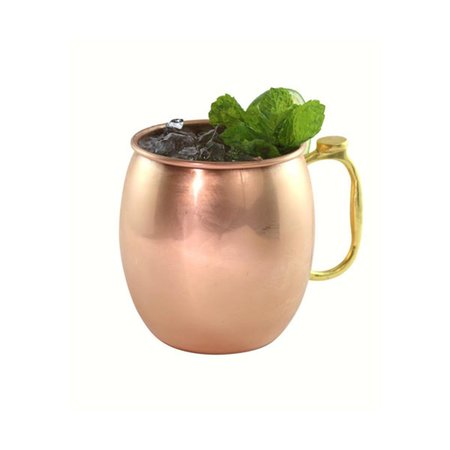 ZEES CREATIONS 30 oz Moscow Mule Copper Mug with Brass Handle &amp; Thumb Rest AC6006